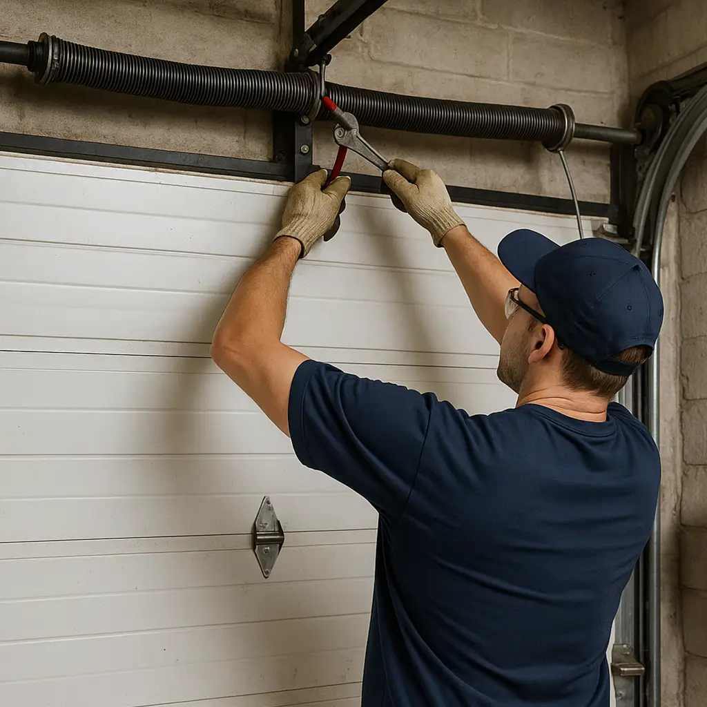 Garage door springs and cables